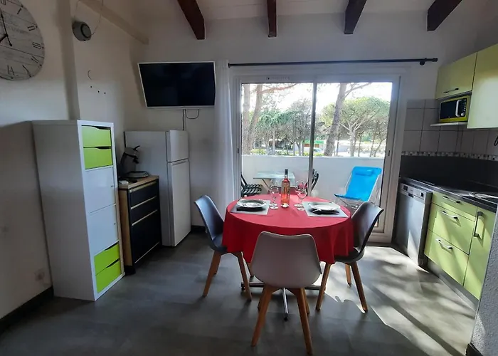 2 Pieces Mezzanine Avec Piscine Διαμέρισμα Agde